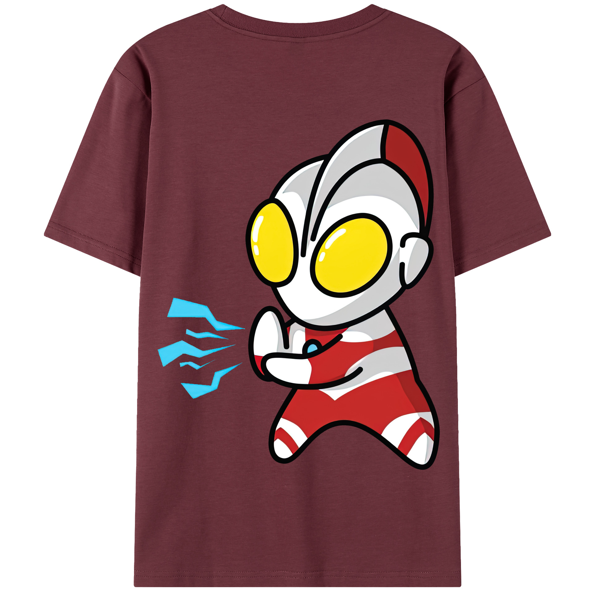 （画像用） ウルトラマン Ultraman 綿100％半袖Tシャツ（背面プリント）